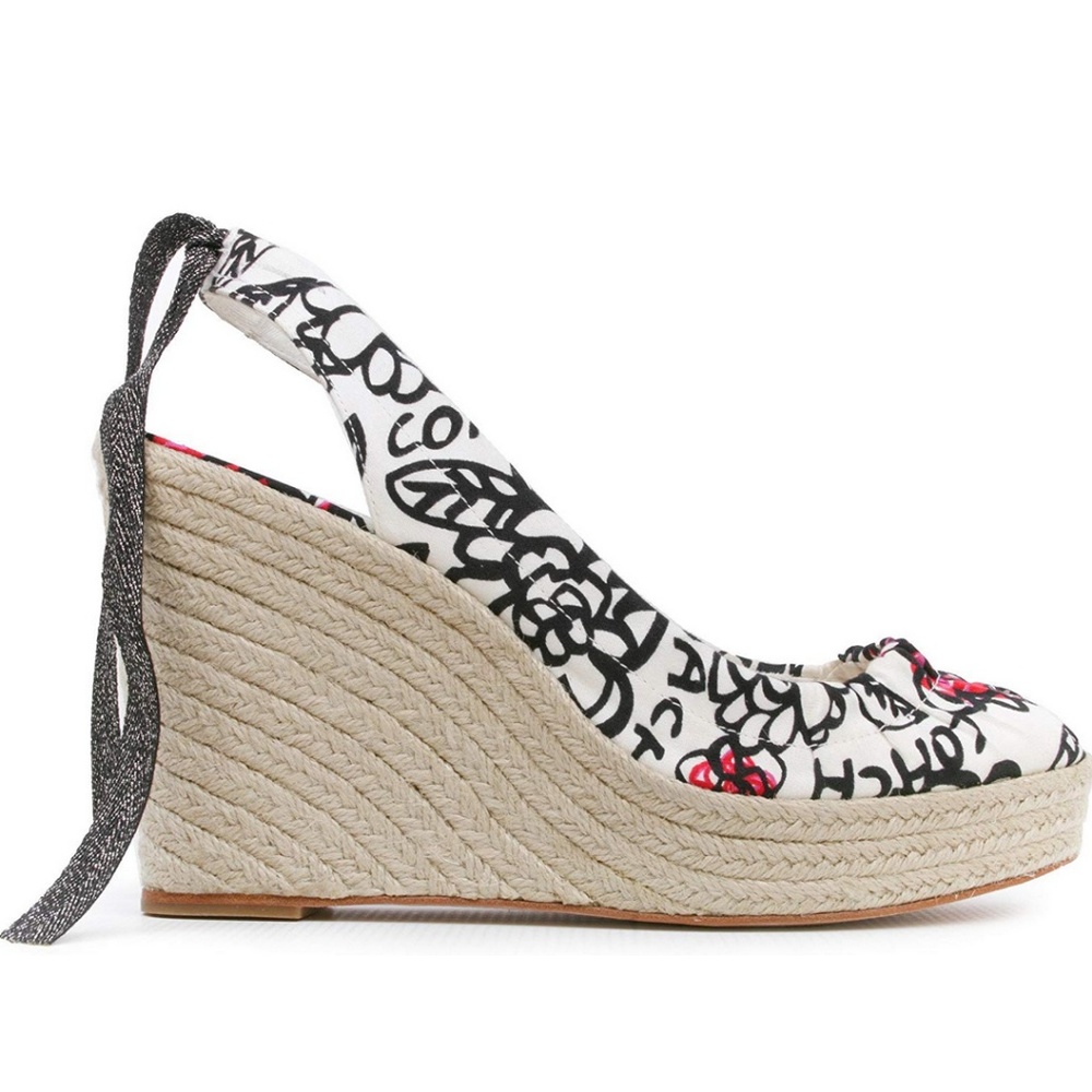 COACH Poppy wedges size 9 with box